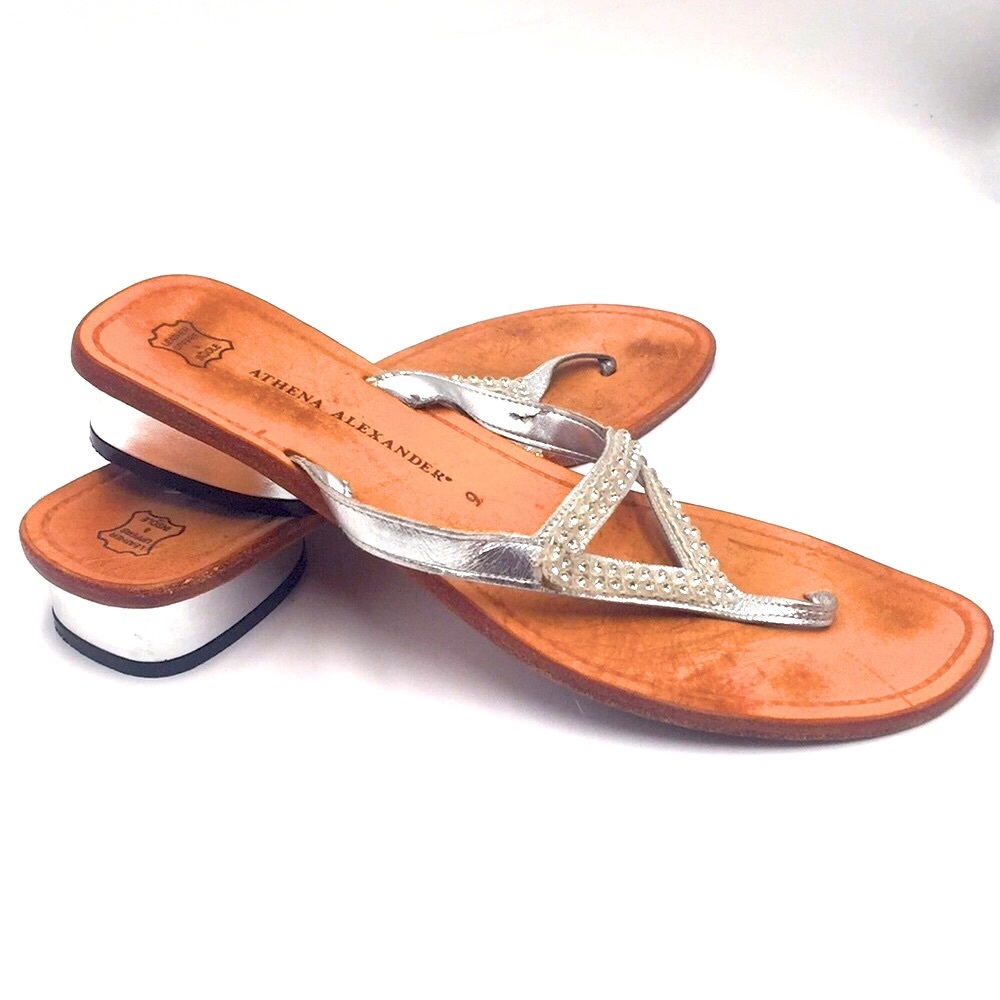 Athena Alexsander Rhinestones Sandals Size 9